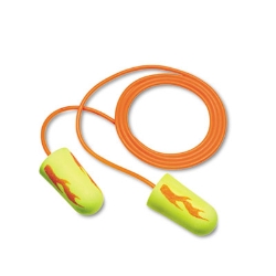 E-A-Rsoft Yellow Neon Blasts Soft Foam Earplugs, Corded, 33