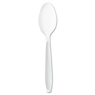 Impress Heavyweight Full-Length Polystyrene Cutlery, Spoon, 