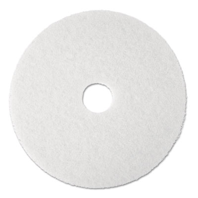 Low-Speed Super Polishing Floor Pads 4100, 20" Diameter, Whi