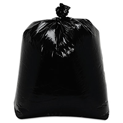 Low-Density Can Liners, 16 gal, 0.7 mil, 24" x 32", Black, F