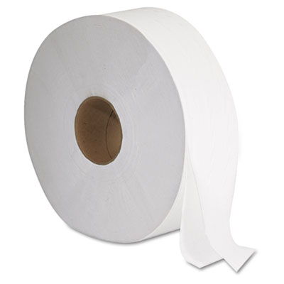 JRT Jumbo Bath Tissue, Septic Safe, 2-Ply, 3.3" x 1,375 ft,