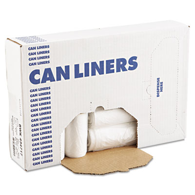 High-Density Can Liners with AccuFit Sizing, 23 gal, 14 mic,