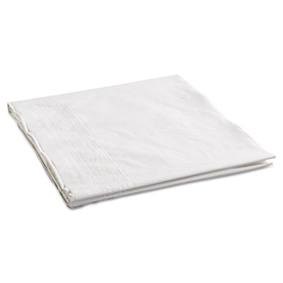 Cellutex Table Covers, Tissue/polylined, 54" X 108", White,