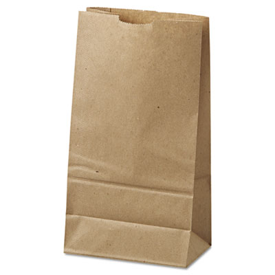 Grocery Paper Bags, 6# Size, 35# Basis Weight, 5.88" x 3.63"