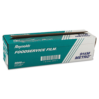 Metro Light-Duty PVC Film Roll with Cutter Box, 18" x 2,000 