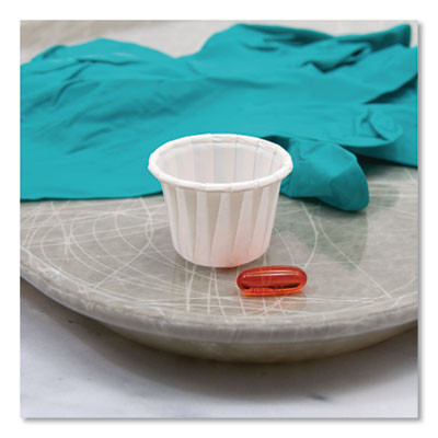Paper Portion Cups, ProPlanet Seal, 0.75 oz, White, 250/Bag,