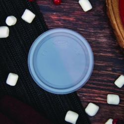 Non-Vented Cup Lids, Fits 6 oz Hot Cups/2 oz to 4 oz Food Co