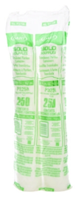 Polystyrene Portion Cups, 3.25 oz, Plastic, Translucent, 250