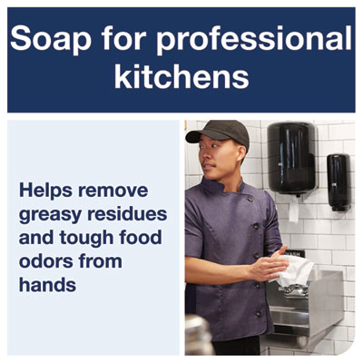 Odor-Control Hand Soap Liquid S4 Refill, Perfume-Free, 1 L,