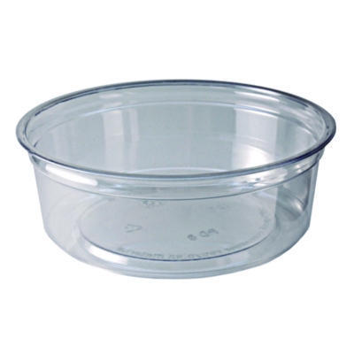Recycleware Round Deli Container, 8 oz, 4.6" Diameter x 1.7"