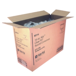Recycleware Round Deli Container, 16 oz, 4.6" Diameter x 3"