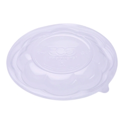 Salad Bowls, 48 oz, 6.69" Diameter x 4.38" h, Clear, Plastic