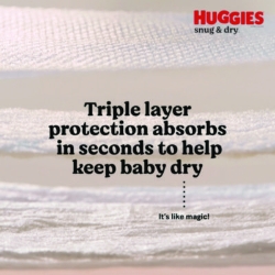 Snug and Dry Diapers, Size 4, 22 lbs to 37 lbs, 150/Carton