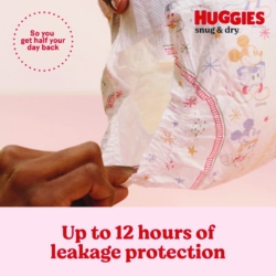 Snug and Dry Diapers, Size 4, 22 lbs to 37 lbs, 150/Carton