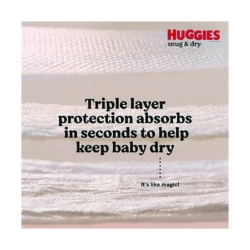 Snug and Dry Diapers, Size 3, 16 lbs to 28 lbs, 168/Carton