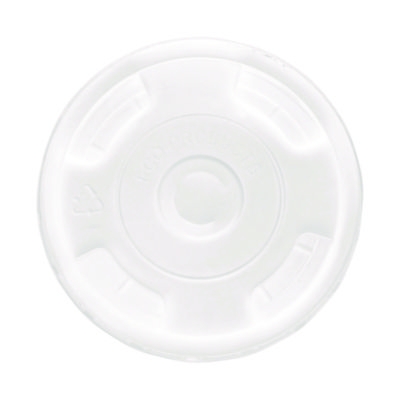 BlueStripe Recycled Content Cold Cup Flat Lids, Fits 9 oz to
