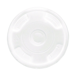 BlueStripe Recycled Content Cold Cup Flat Lids, Fits 9 oz to