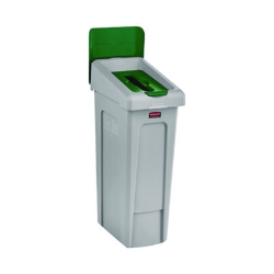 Slim Jim Recycling Station Kit, 1-Stream Paper, 23 gal, Plas