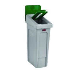 Slim Jim Recycling Station Kit, 1-Stream Paper, 23 gal, Plas
