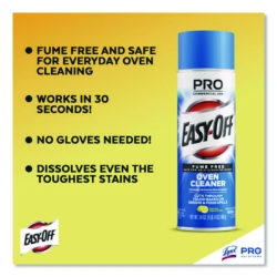 Fume Free Max Oven Cleaner, Foam, Lemon, 24 Oz Aerosol Spray