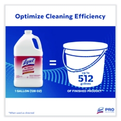 No Rinse Sanitizer Concentrate, Unscented, 1 gal Bottle, 4/C