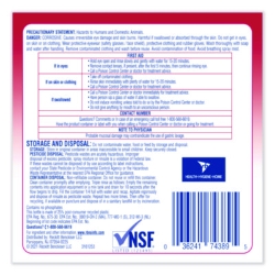 No Rinse Sanitizer Concentrate, Unscented, 1 gal Bottle, 4/C