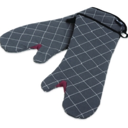 Bestguard Oven Mitt, 17", WebGuard Plus Fabric, Black, Pair