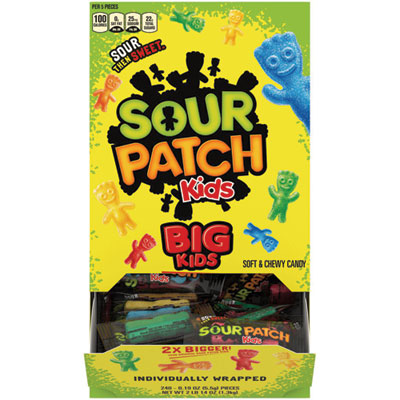 Fruit Flavored Candy, Grab-and-Go, 240 Pieces/Box
