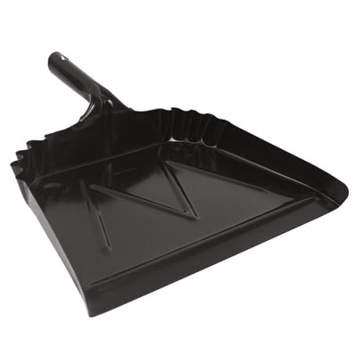 Heavy-Duty Commercial Dust Pan, 16 X 15.5, 5.38" Handle, 20-