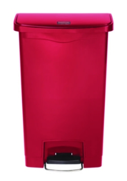Streamline Resin Step-On Container, Front Step Style, 8 gal,