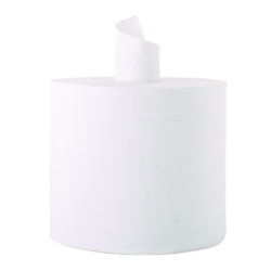 Center-Flow Perforated Paper Towel Roll, 7.3 x 15, White, 6