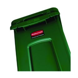 Slim Jim Plastic Recycling Container with Venting Channels,