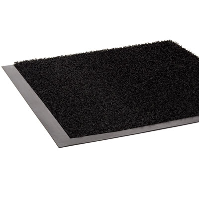Jasper Indoor/Outdoor Scraper Mat, Black Cut Pile Nylon Surf