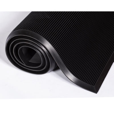 Mat-A-Dor Entrance Scraper Mat, Black Fingertip Textured Rub