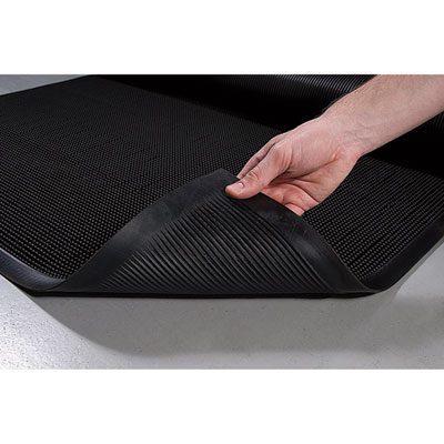 Mat-A-Dor Entrance Scraper Mat, Black Fingertip Textured Rub
