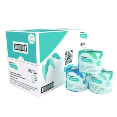 Signature Bath Tissue, Septic Safe, 2-Ply, White, 400 Sheets