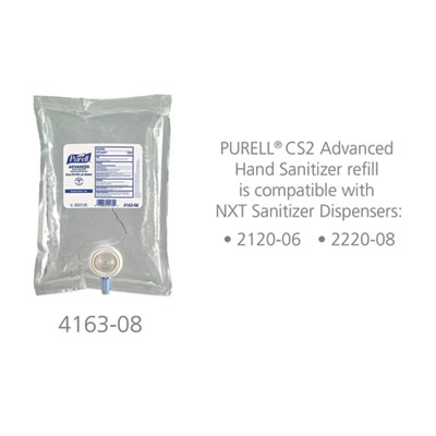 Advanced Hand Sanitizer Green Certified Gel Refill, For CS2