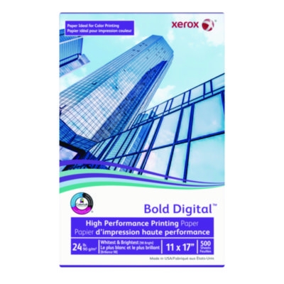 Bold Digital Printing Paper, 98 Bright, 24 lb Bond Weight, 1