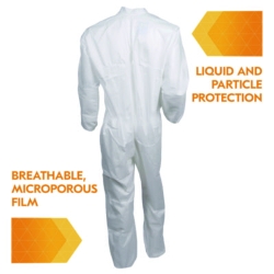 A30 Breathable Splash and Particle Protection Coveralls, 3X-