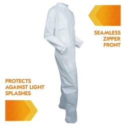 A30 Breathable Splash and Particle Protection Coveralls, 3X-