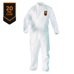 A20 Breathable Particle Protection Coveralls, Zip Front, Ela