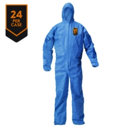 A20 Breathable Particle Protection Coveralls, Zip Front, Hoo