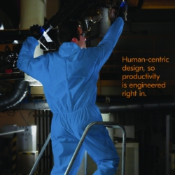 A20 Breathable Particle Protection Coveralls, Zip Front, Hoo