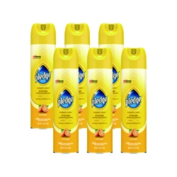 Furniture Polish, Orange Scent, 9.7 oz Aerosol Spray, 6/Cart