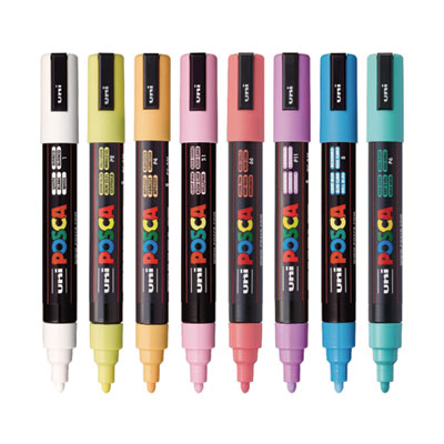 Water-Based Paint Markers, Medium Bullet Tip, 1.8 mm/2.5 mm,