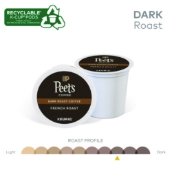 French Roast Coffee K-Cups, 22/box