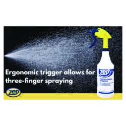 Professional Spray Bottle, 32 Oz, Blue/gold/clear, 36/carton