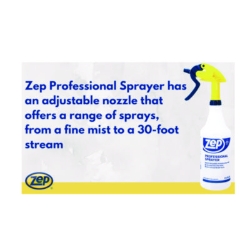 Professional Spray Bottle, 32 Oz, Blue/gold/clear, 36/carton