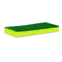Medium-Duty Scrubbing Sponge 74, 3.6 x 6.1, 0.7" Thick, Yell