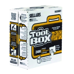 Z400 Interfold Pop-Up Wipers, 1-Ply, 8.5 x 16.5, White, 8/Ca